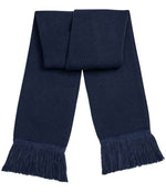 Beechfield Classic Knitted Scarf - Soft Acrylic Winter Wear French Navy ONE