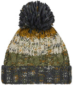 Beechfield Corkscrew Pom Pom Beanie – Warm and Stylish Headwear from Fou Tees Ireland Autumn Moss ONE