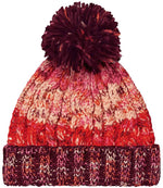 Beechfield Corkscrew Pom Pom Beanie – Warm and Stylish Headwear from Fou Tees Ireland Cherry Sherbet ONE