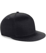 Beechfield Youth Snapback Cap – Stylish and Durable Headwear for Kids Black/Black ONE