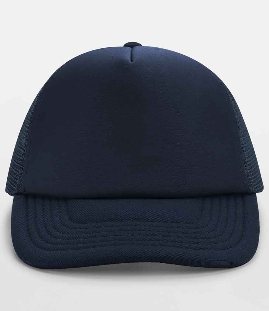 Beechfield Vintage Snapback Trucker Cap – Classic Outdoor Headwear French Navy/French Navy ONE