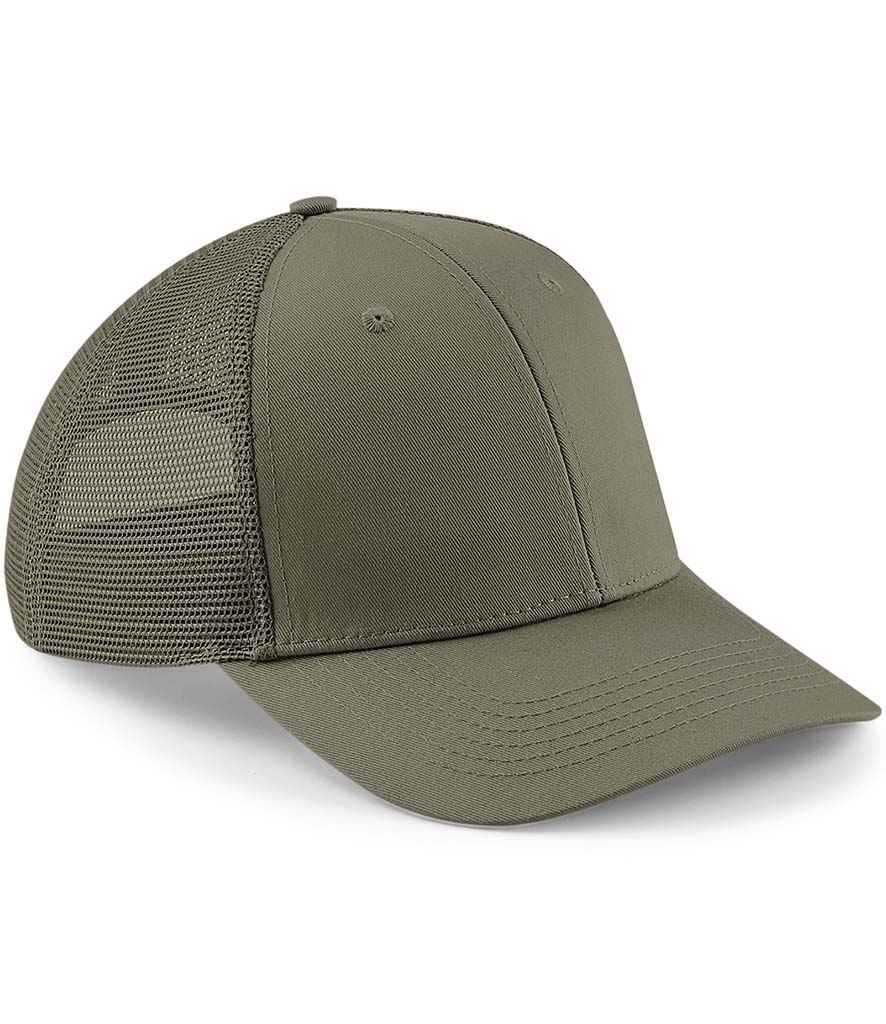 Beechfield Urbanwear Trucker Cap – Stylish and Practical Headwear Olive Green ONE