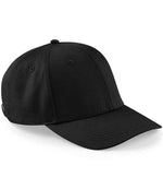 Beechfield Urbanwear 6 Panel Cap - Durable Headwear for Irish Businesses Black ONE