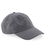Beechfield Organic Cotton 6 Panel Dad Cap Graphite Grey ONE