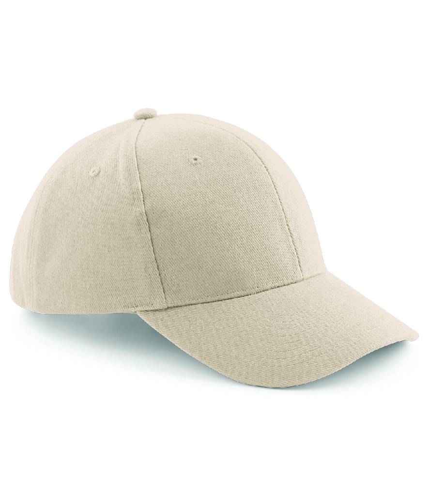 Beechfield Pro-Style Heavy Brushed Cotton Cap – Durable Cotton Cap from Fou Tees Ireland Stone ONE