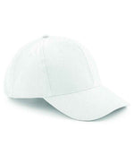 Beechfield Pro-Style Heavy Brushed Cotton Cap – Durable Cotton Cap from Fou Tees Ireland White ONE