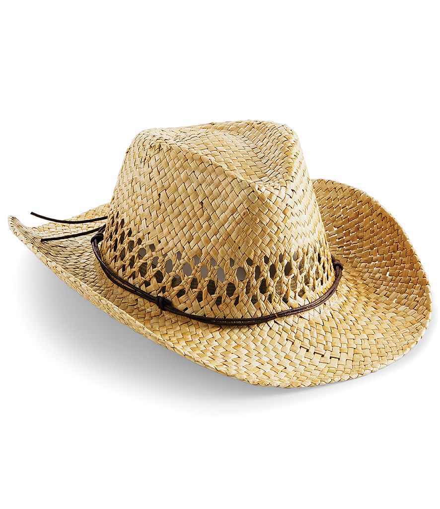 Beechfield Straw Cowboy Hat - Quality Headwear for Irish Businesses