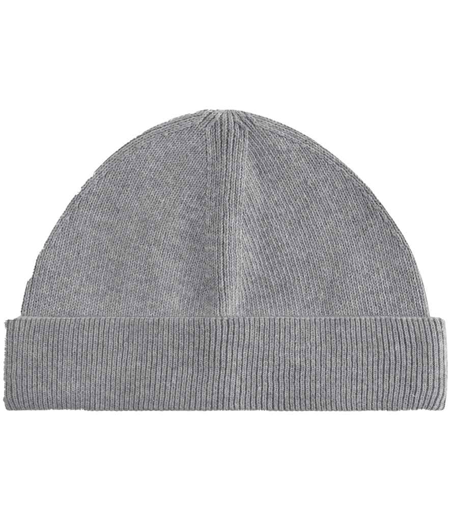Beechfield Organic Cotton Fisherman Beanie – Sustainable and Comfortable Headwear Ash ONE