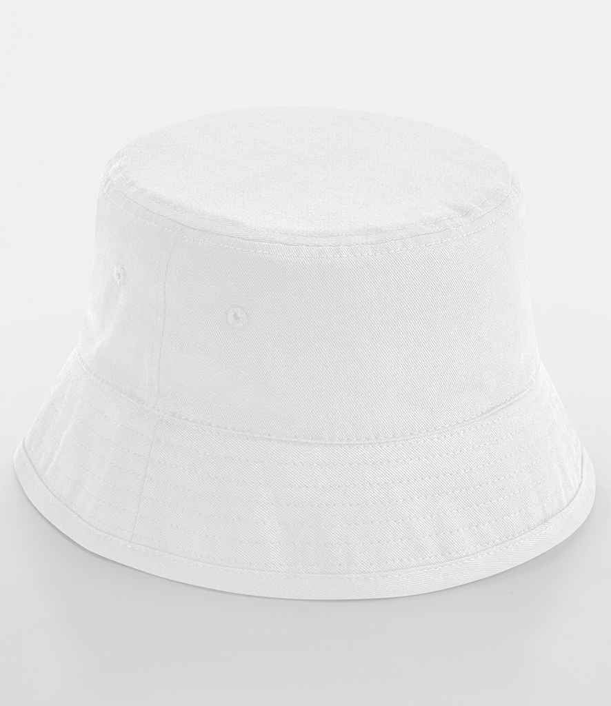 Beechfield Organic Cotton Bucket Hat – Comfortable and Sustainable Headwear White L/XL