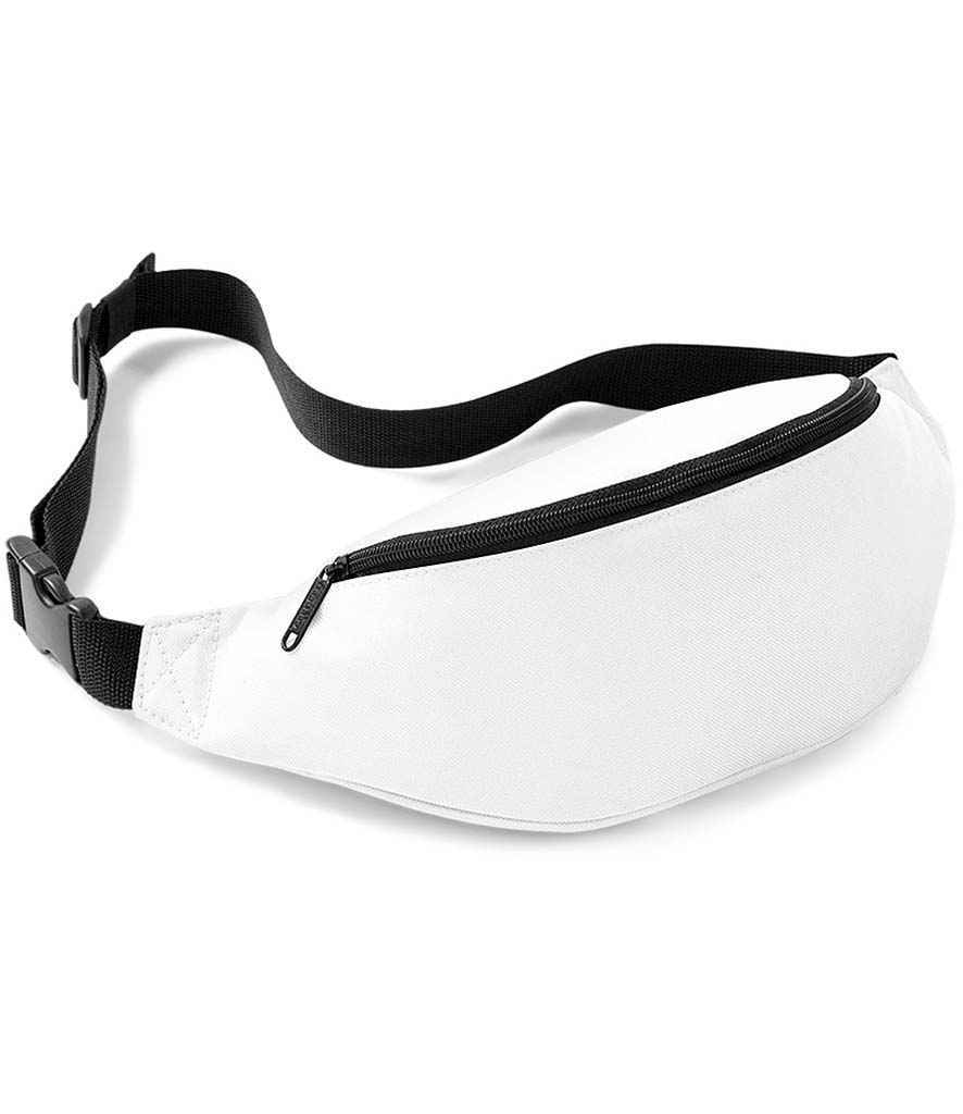 BagBase Belt Bag – Practical and Durable Promotional Bag in Ireland White ONE