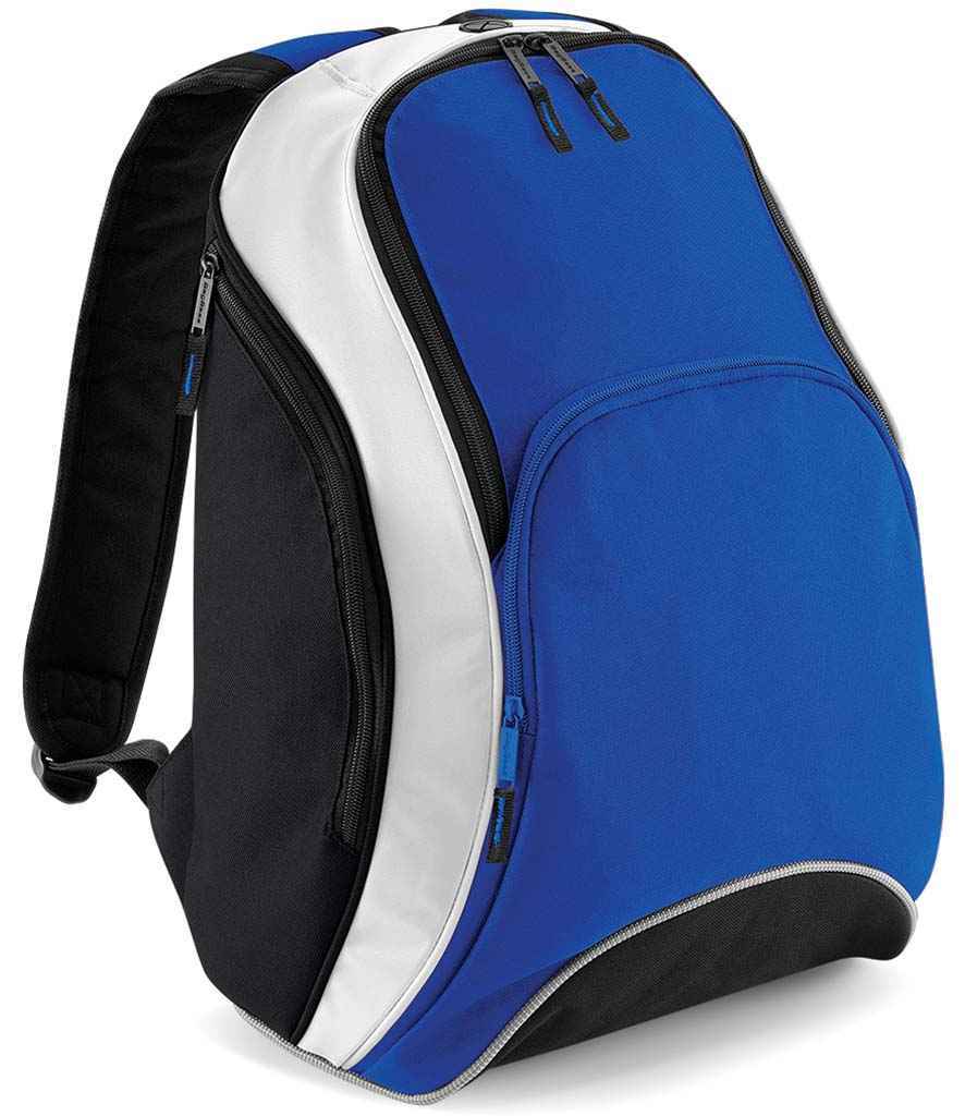 BagBase Teamwear Backpack – Durable and Practical Bags for Irish Businesses Bright Royal/Black ONE