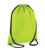 BagBase Budget Gymsac – Practical and Reliable Promotional Gymsac in Ireland Lime Green ONE
