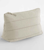 BagBase Quilted Accessory Case – Durable and Stylish Eco-Friendly Storage Natural Stone ONE