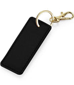 BagBase Boutique Key Clip – Stylish Leather-Look Accessory for Irish Businesses Black ONE