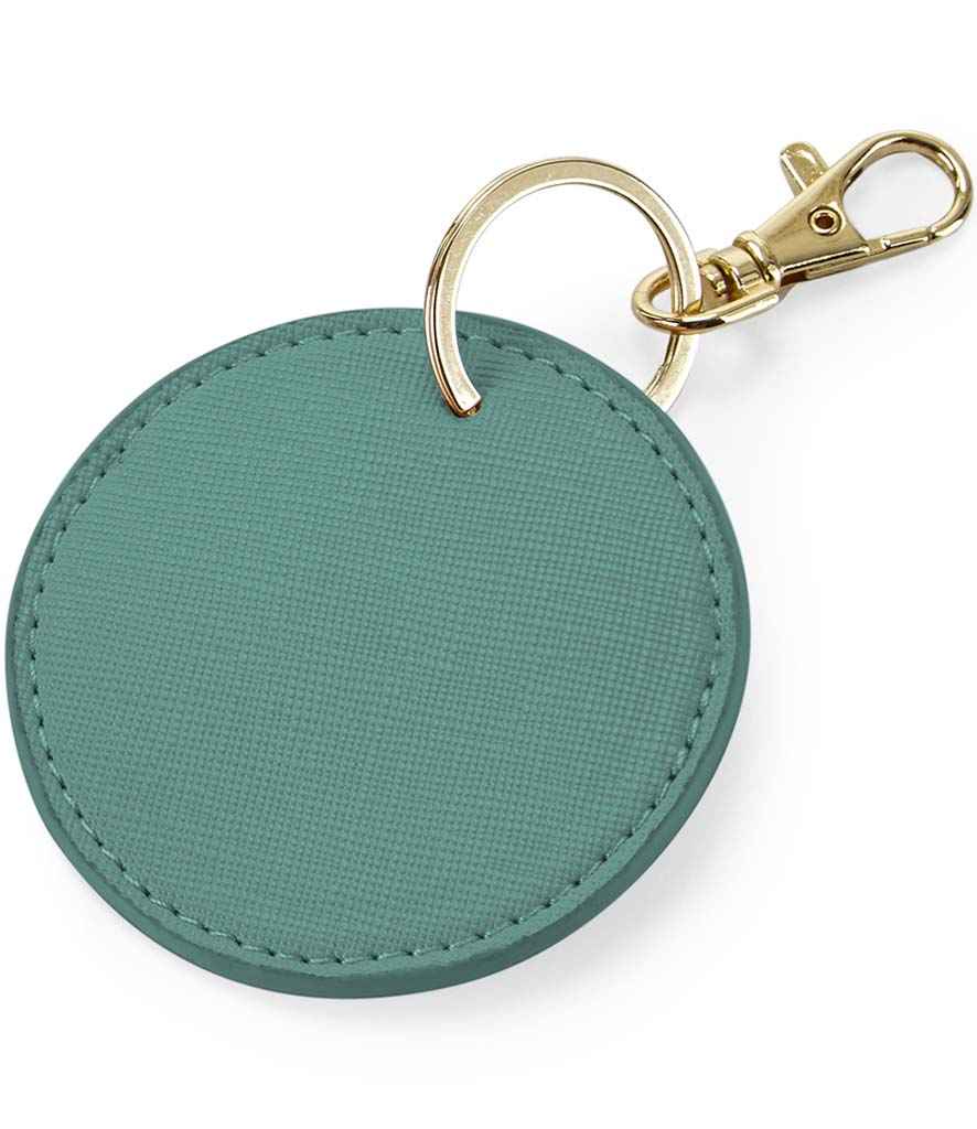 BagBase Boutique Circular Key Clip – Stylish and Durable Key Accessory Sage Green ONE