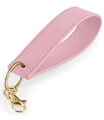 BagBase Boutique Wristlet Key Ring – Stylish and Practical Accessory Dusky Pink ONE