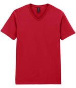 Gildan SoftStyle V Neck T-Shirt – Comfortable and Durable Custom T-Shirt Cherry Red 3XL