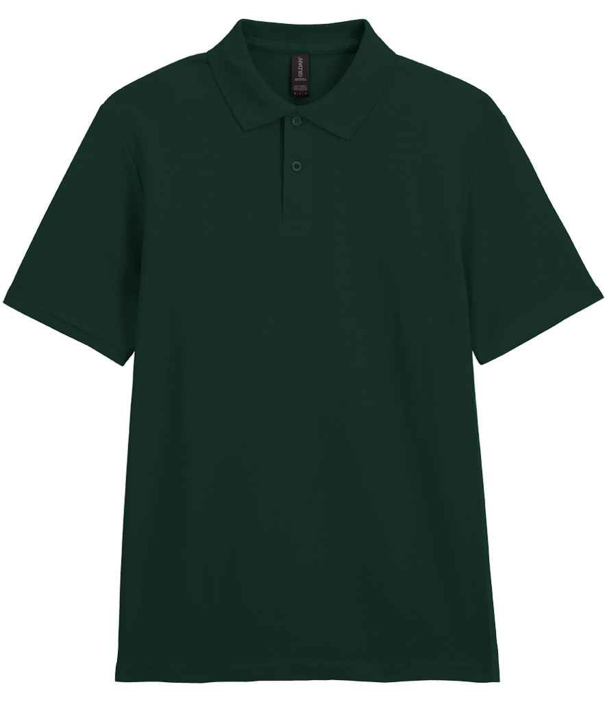 Gildan SoftStyle Double Piqué Polo Shirt – Comfortable and Durable Polos for Irish Businesses Forest Green 4XL