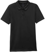 Ladies SoftStyle Double Piqué Polo Shirt - Gildan Ladies SoftStyle® Double Piqué Polo Shirt Black XXL