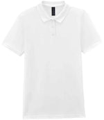 Ladies SoftStyle Double Piqué Polo Shirt - Gildan Ladies SoftStyle® Double Piqué Polo Shirt White XL