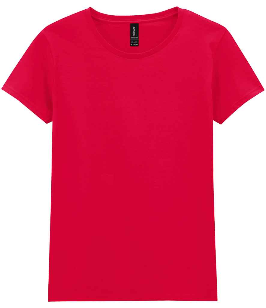 Gildan Ladies Heavy Cotton T-Shirt at Fou Tees Ireland Red 3XL