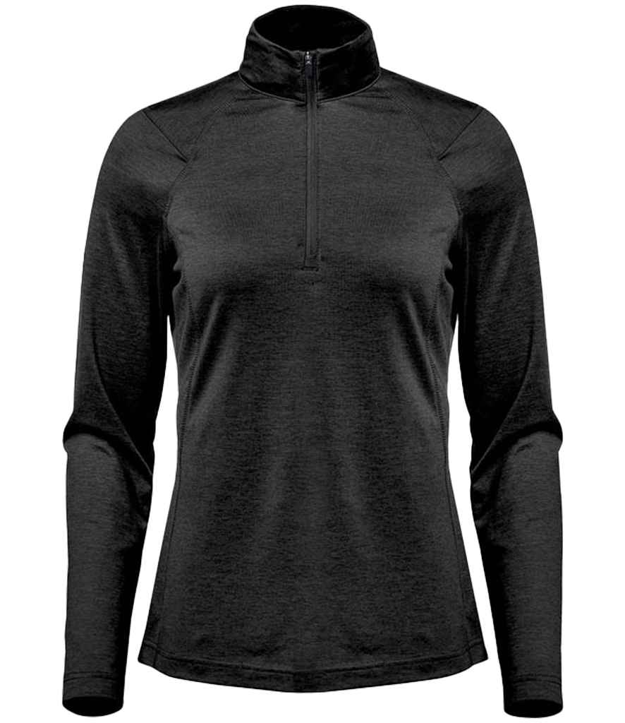 Stormtech Ladies Milano 1/4 Zip Pullover – Comfortable Performance Wear from Fou Tees Ireland Black 3XL