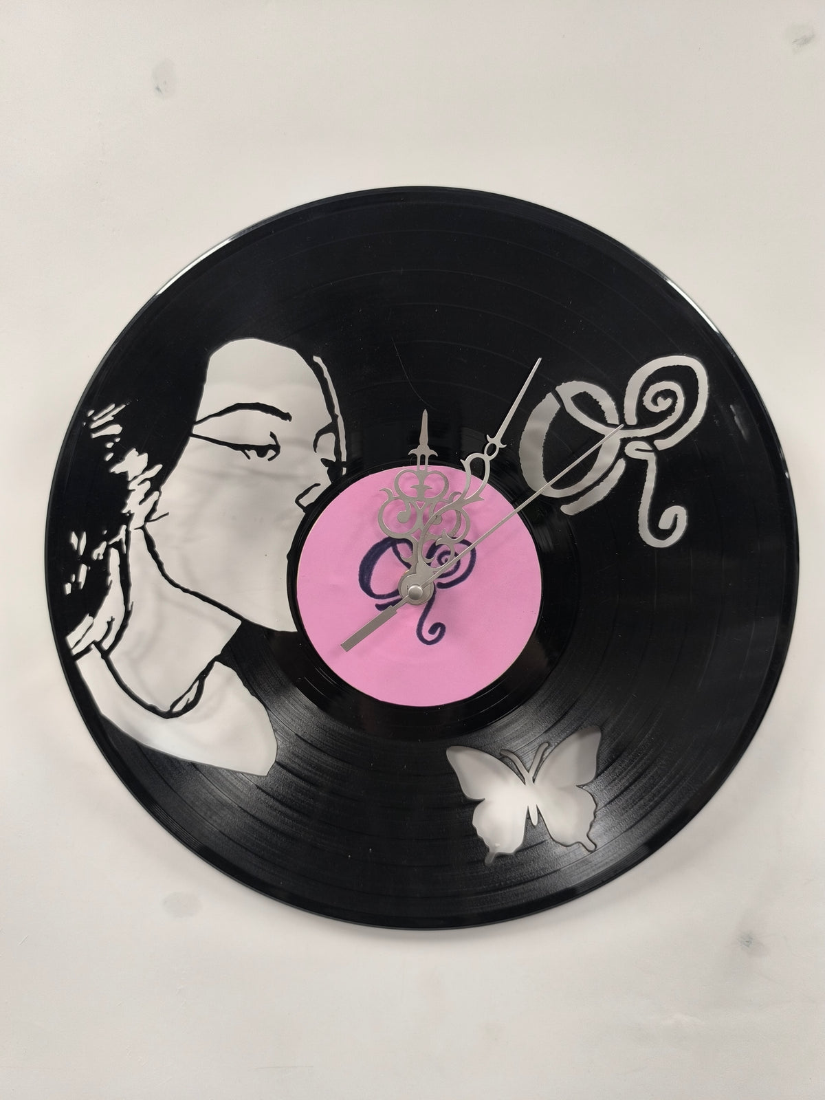 Olivia Rodrigo Vinyl Clock – Unique Recycled Vinyl Record Clock