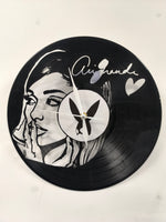 Ariana Grande Vinyl Clock – Unique Recycled Vinyl Record Timepiece