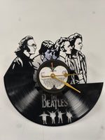 The Beatles Vinyl Clock – Unique Recycled Vinyl Record Wall Clock