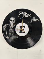 Elton John Vinyl Clock – Stylish Recycled Vinyl Wall Clock