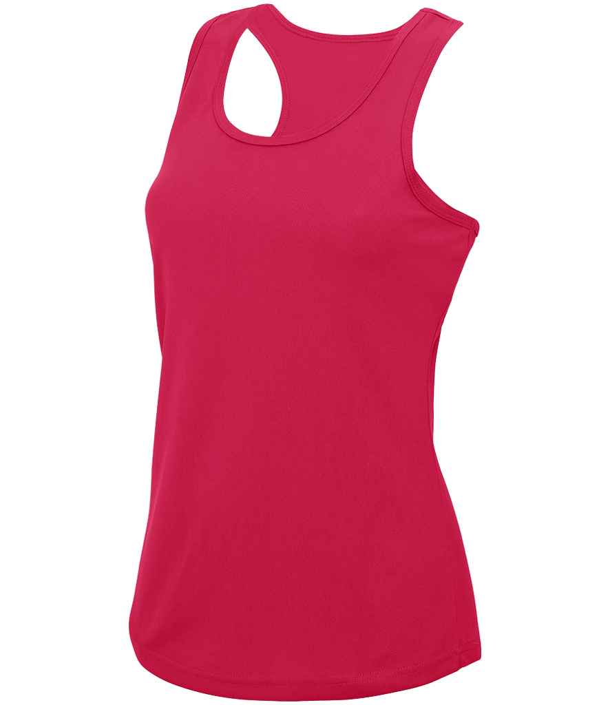 AWDis Ladies Cool Vest – Breathable Performance Wear from Fou Tees Ireland Hot Pink XL