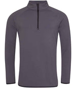 AWDis Cool Half Zip Sweat Top – Lightweight Performance Sweatshirt for Activewear