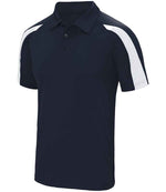 AWDis Cool Contrast Polo Shirt - Lightweight & Durable Polo for Irish Businesses French Navy/Arctic White XXL