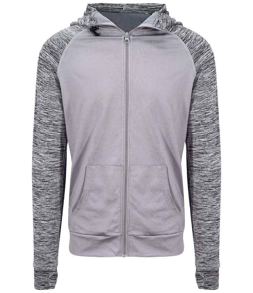 AWDis Cool Contrast Zoodie – Lightweight Performance Hoodie for Irish Businesses