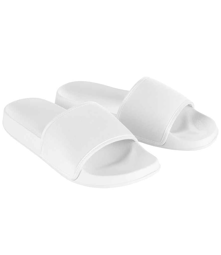 AWDis Cool Sliders – Lightweight Slip-On Footwear for Irish Businesses Arctic White 4748