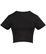 AWDis Ladies Cool Recycled Cropped T-Shirt | Sustainable Activewear Ireland Jet Black 3XL