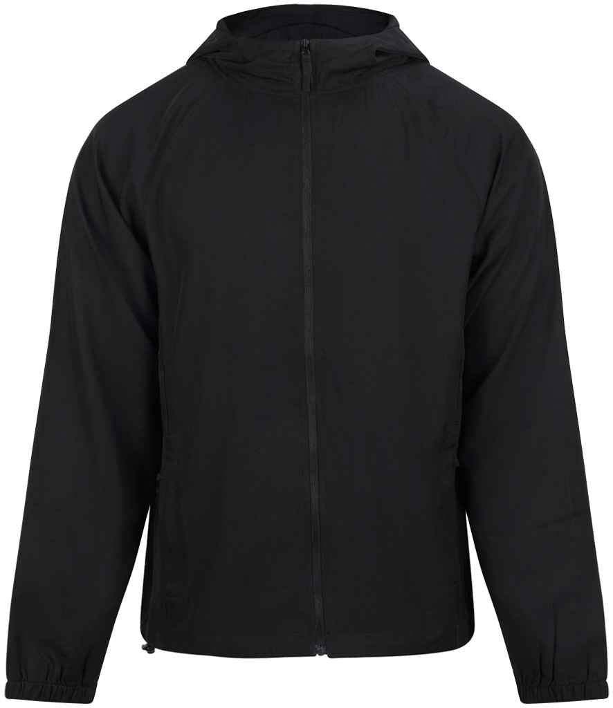 AWDis Cool Active Track Jacket - Lightweight Performance Wear for Irish Organisations Jet Black 3XL