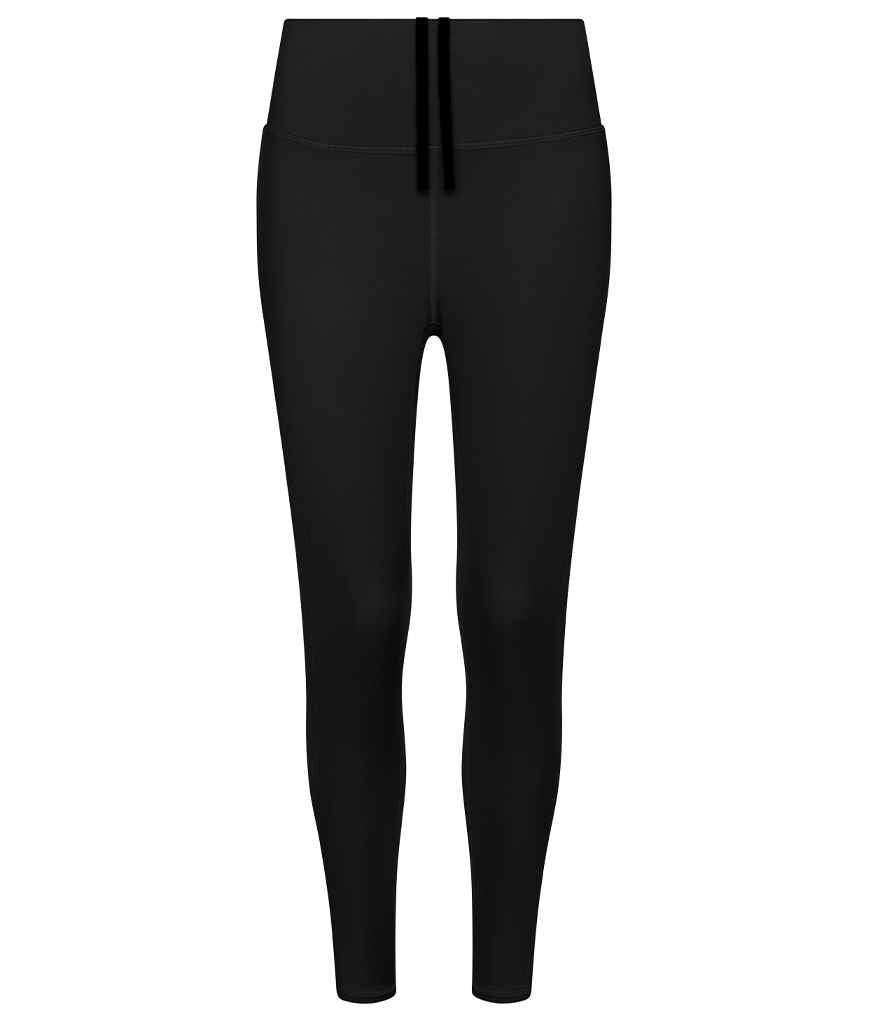 AWDis Ladies Cool Recycled Tech Leggings – Sustainable Activewear for Irish Businesses Jet Black 4XL