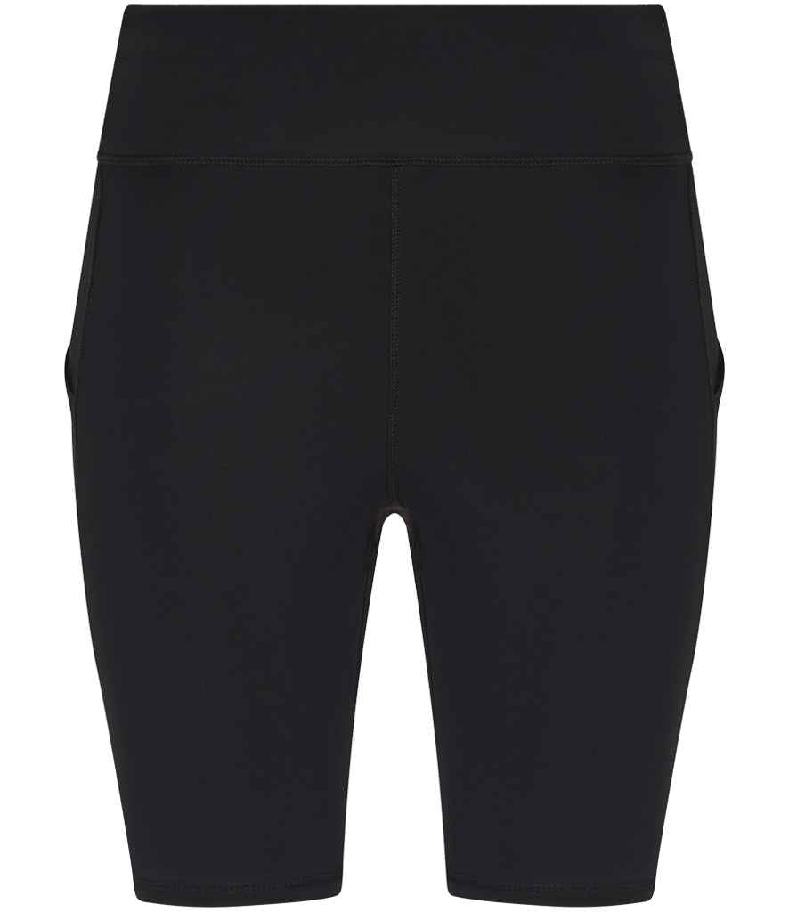 AWDis Cool Ladies Recycled Cool-Flex™ Tech Shorts - Sustainable Performance Wear Jet Black XS