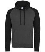 AWDis Baseball Hoodie – Comfortable and Stylish Hoodies for Irish Organisations Charcoal/Jet Black XXL