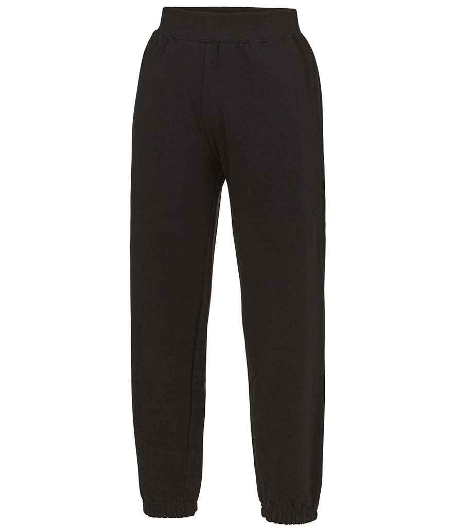 AWDis Kids Cuffed Jog Pants – Comfortable and Practical Children's Wear Jet Black 1213