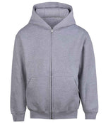 AWDis Vision Heavyweight Zoodie – Durable Eco-Friendly Hoodie by Just Hoods Heather Grey 3XL