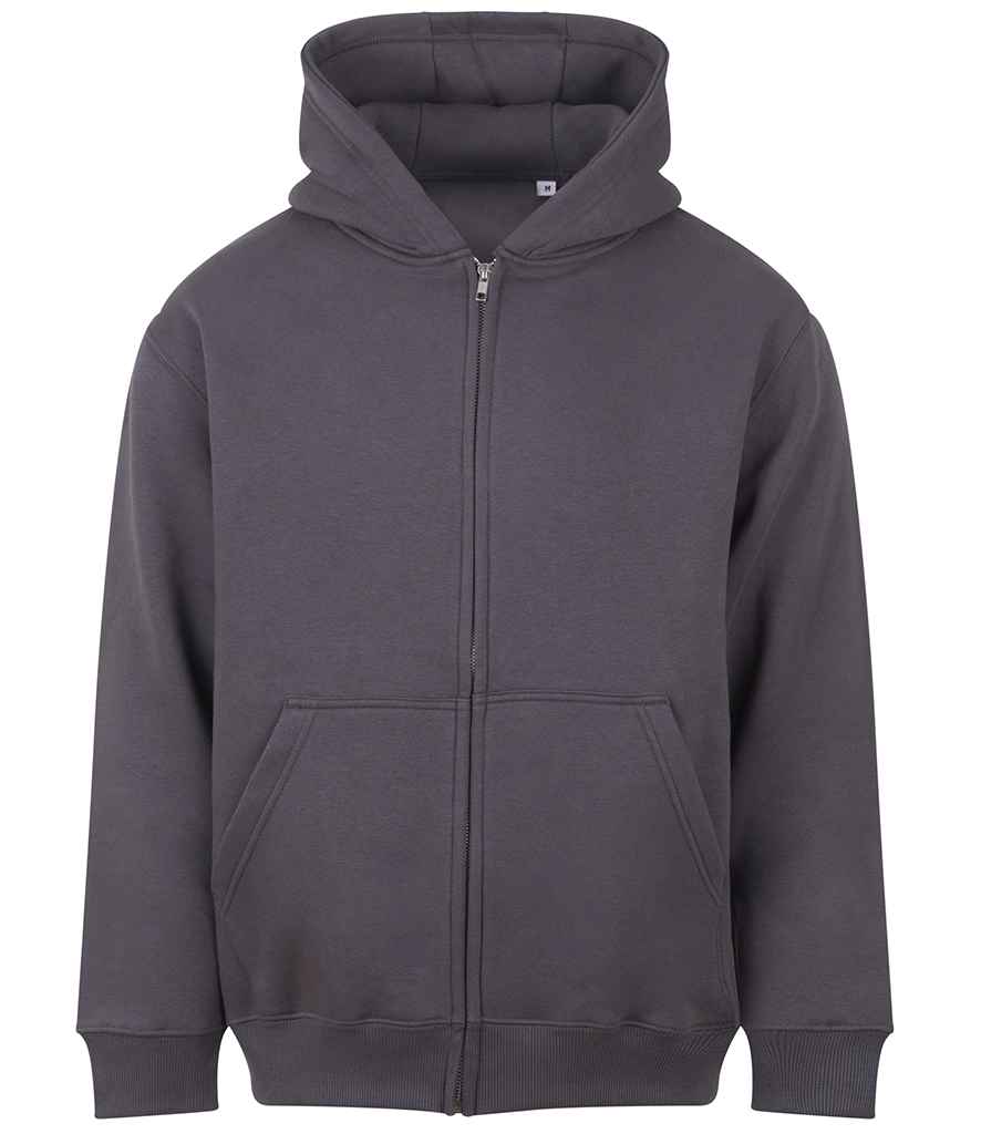 AWDis Vision Heavyweight Zoodie – Durable Eco-Friendly Hoodie by Just Hoods Solid Charcoal 3XL