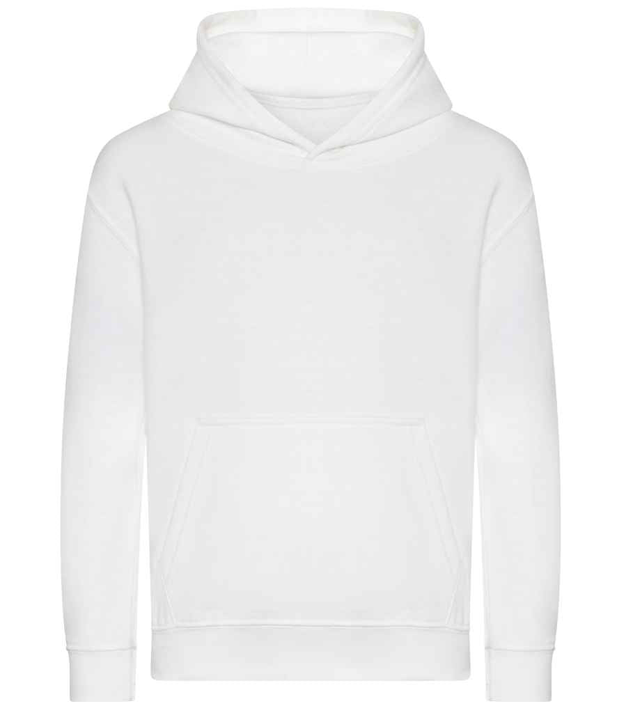 AWDis Kids Organic Hoodie – Soft, Sustainable Comfort for Children Arctic White 1213