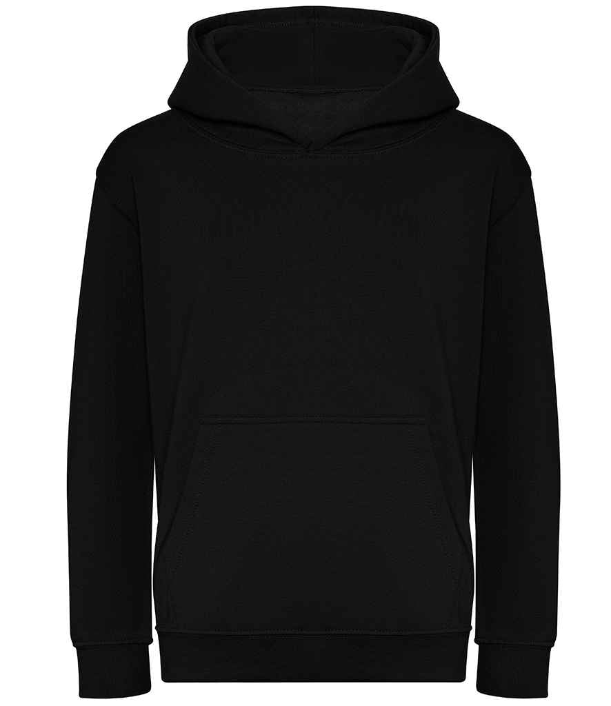 AWDis Kids Organic Hoodie – Soft, Sustainable Comfort for Children Deep Black 1213