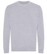 AWDis Unisex Organic Sweatshirt - Eco-Friendly Comfort by Just Hoods Heather Grey XXL