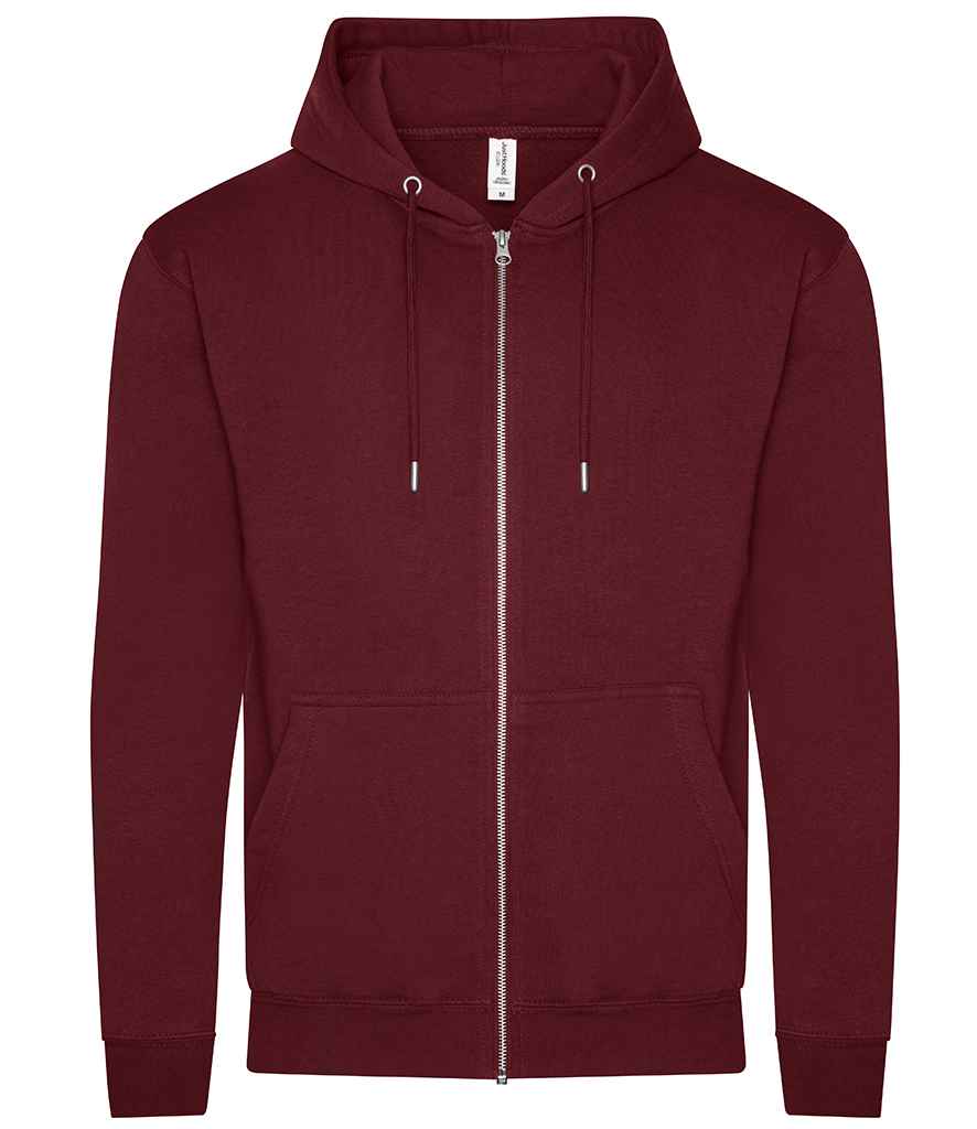 AWDis Organic Zoodie – Comfortable and Sustainable Hoodie from Just Hoods Burgundy XXL