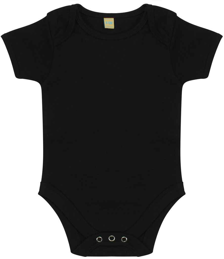 Larkwood Short Sleeve Baby Bodysuit – Comfortable and Durable Babywear Black 1218