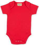 Larkwood Short Sleeve Baby Bodysuit – Comfortable and Durable Babywear Red 1218