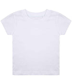 Larkwood Baby/Toddler Organic T-Shirt – Sustainable Apparel for Irish Businesses White 2436